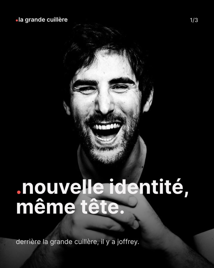 nouveau site, nouvelle identité. la même personne derrière. la grande cuillère, c’est une agence web à…