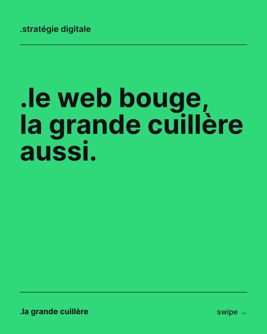 .le web bouge, la grande cuillère aussi. depuis cet été, google répond avec l’ia. j’ai intégré…